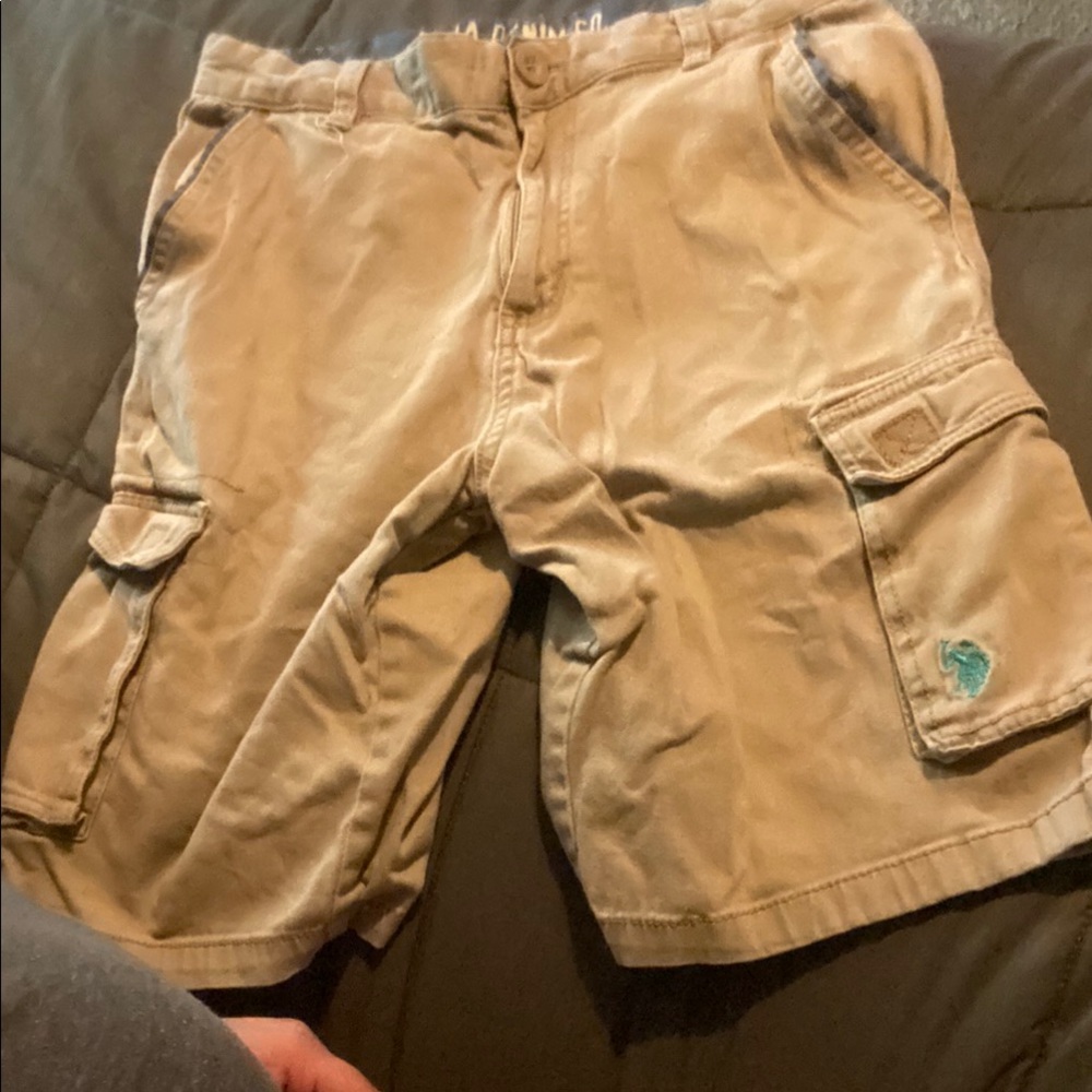 U.S. Polo Assn. Kids Tan Cargo Shorts
